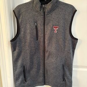 Texas Tech Double T Heathered Vest